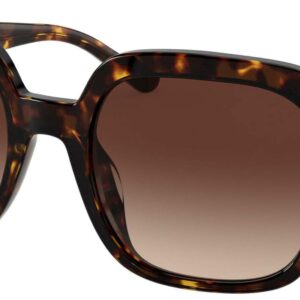 Tory Burch TY7143U Sunglasses 172813-56 -, Lt Brown Dk Brown Gradient TY7143U-172813-56