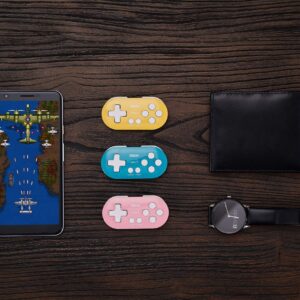 8Bitdo Zero 2 Bluetooth Gamepad Keychain Sized Mini Controller for Switch, Windows, Android, macOS & Raspberry Pi(Pink Edition) - Nintendo Switch