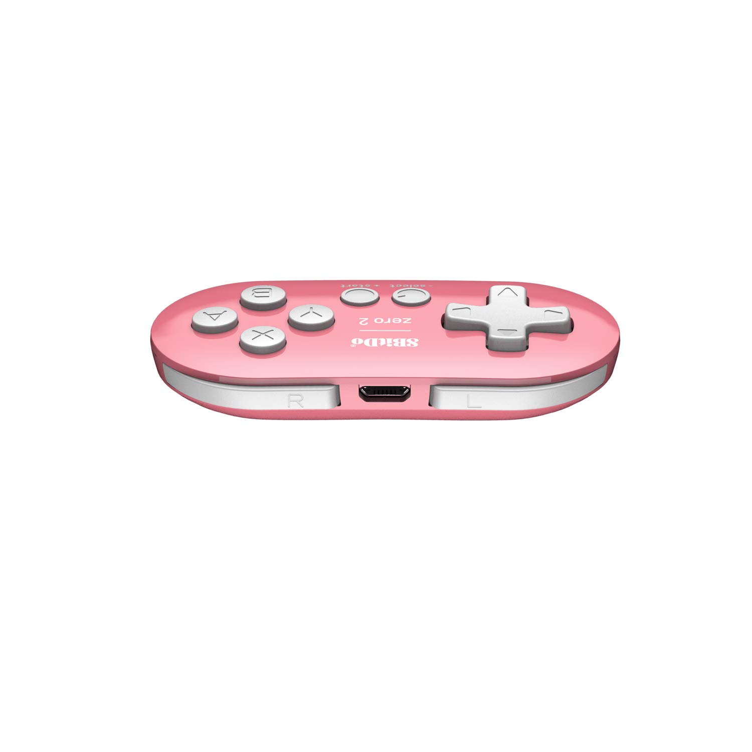 8Bitdo Zero 2 Bluetooth Gamepad Keychain Sized Mini Controller for Switch, Windows, Android, macOS & Raspberry Pi(Pink Edition) - Nintendo Switch