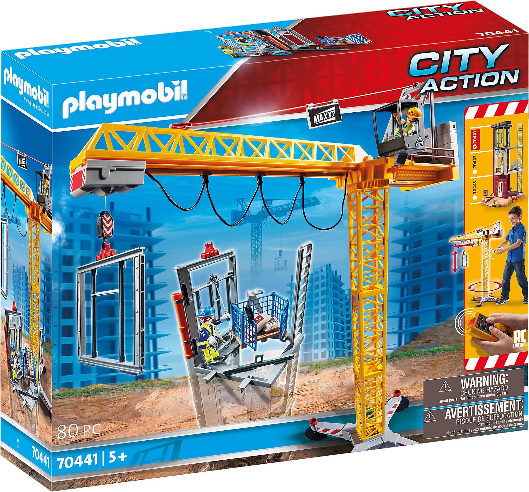 Playmobil RC Crane with Building Section