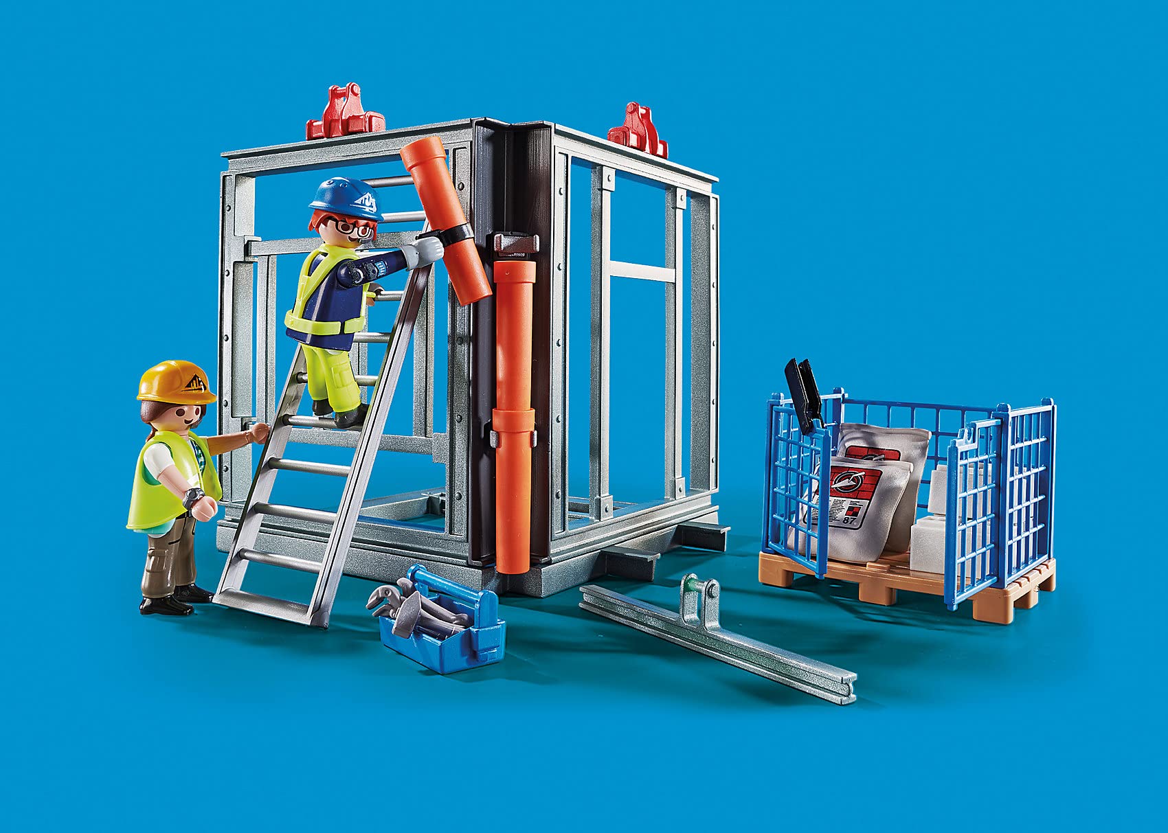 Playmobil RC Crane with Building Section