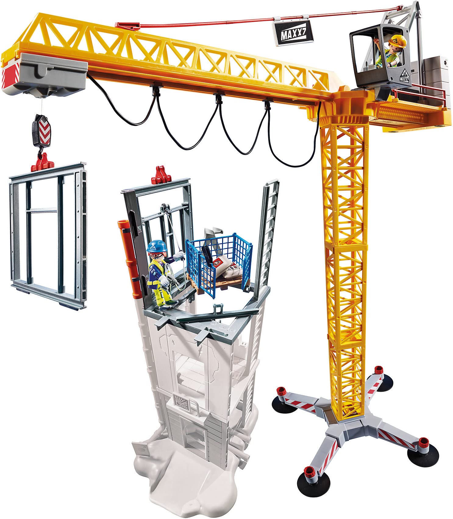 Playmobil RC Crane with Building Section