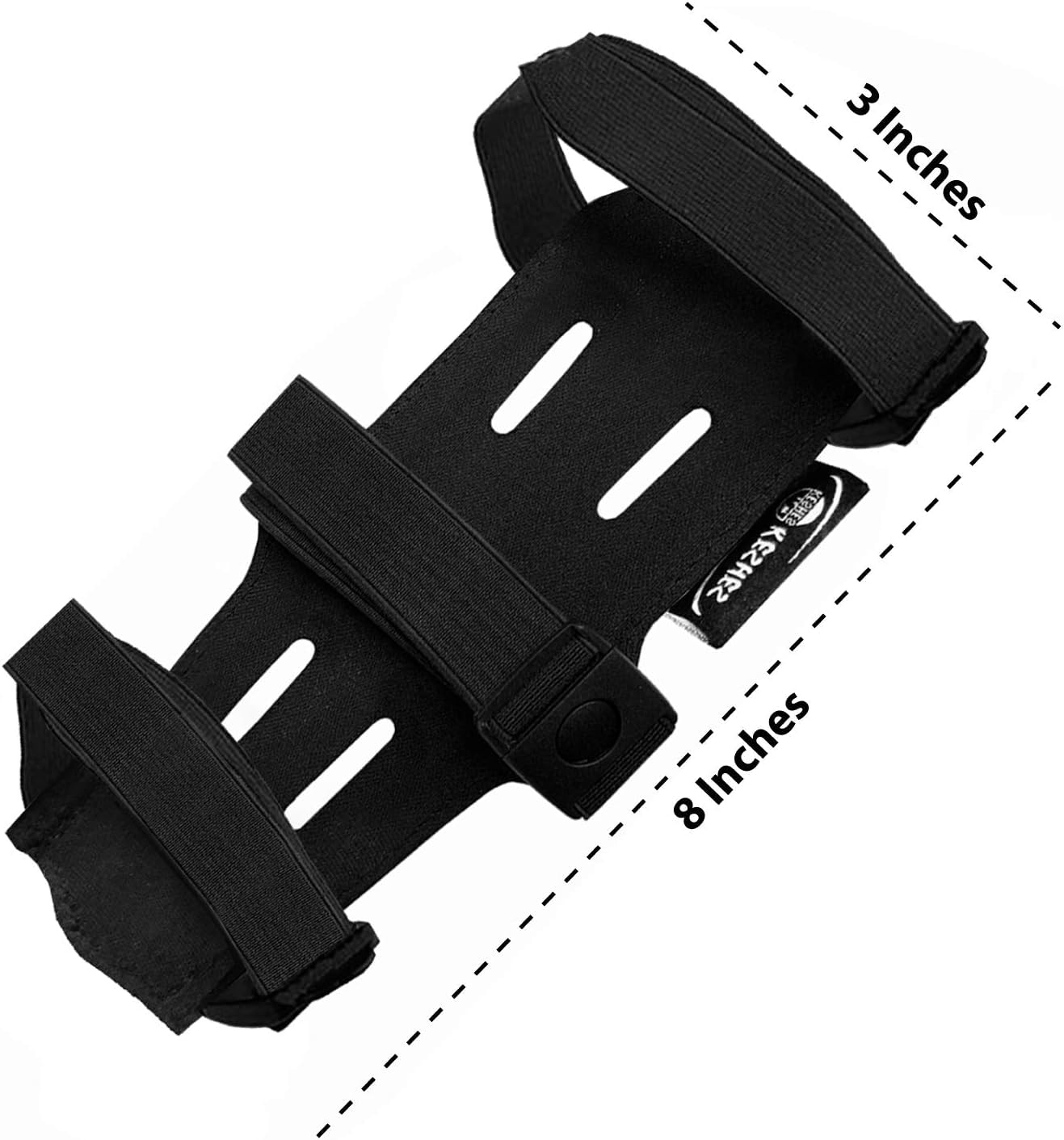 KESHES Archery Armguard Protector, Black, Adjustable Forearm Wrist Protector for Youth & Adults