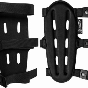 KESHES Archery Armguard Protector, Black, Adjustable Forearm Wrist Protector for Youth & Adults