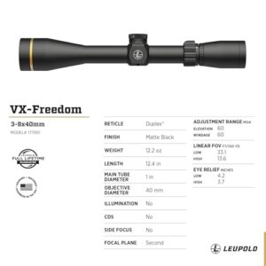 Leupold VX-Freedom 3-9x40 (1 inch) 350 Legend Duplex Reticle Riflescope