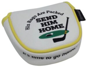 readygolf send him home embroidered putter cover - mallet