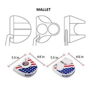 ReadyGOLF Send Him Home Embroidered Putter Cover - Mallet