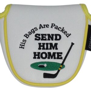 ReadyGOLF Send Him Home Embroidered Putter Cover - Mallet