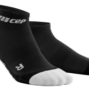 CEP ultralight low-cut socks, black/light grey, women III