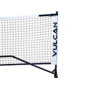 Vulcan Sporting Goods Co. Full-Size Portable Pickleball Net System, Black