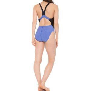 Speedo Heather Quantum Splice One-Piece Hyper Blue 12