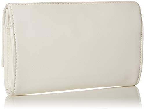 OES Eastern Star Cross Body Clutch Purse with Detachable Chain Shoulder Strap, White, Medium