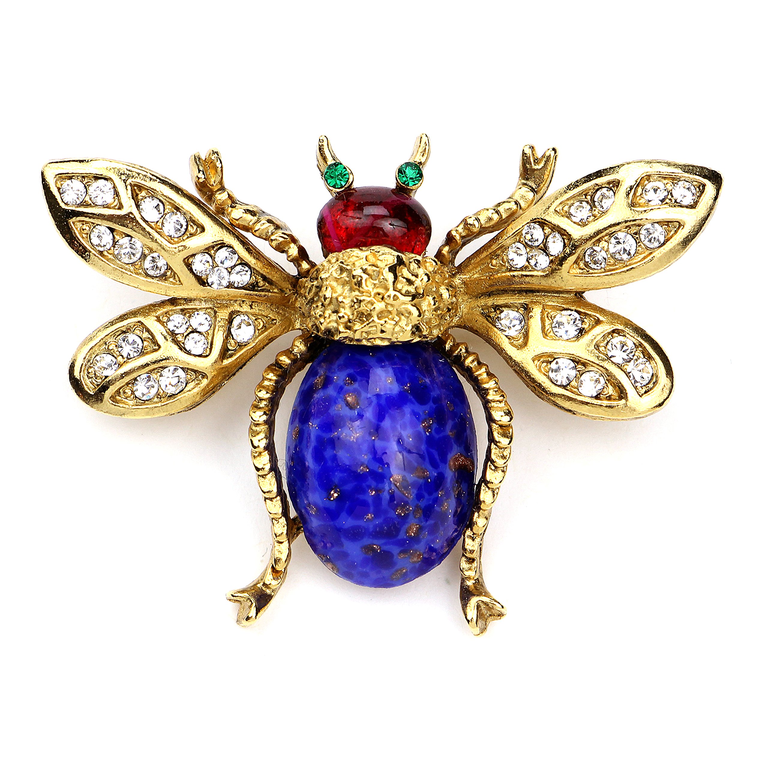 Ben-Amun Jewelry Bugs Collection Brooches Fashion Jewelry for Woman, Bee Bug (27501)