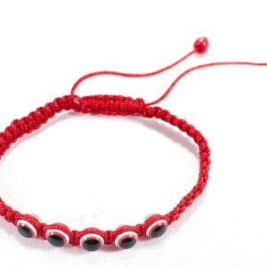 Multi Red Evil Eye Red String Adjustable Bracelet Pulsera Hilo Color Rojo De Ojo Color Rojo Para Mal De Ojo