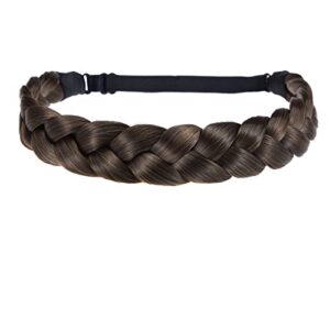 toecwegr braid headband 3 strands synthetic braided hair headbands stretch plaited hair headbands hairpiece fashion girl costume hair accessories