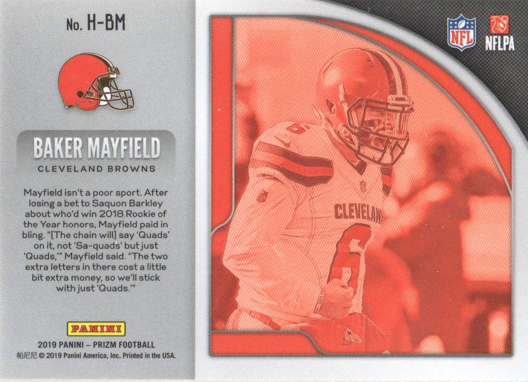 2019 Panini Prizm Football Hype #11 Baker Mayfield