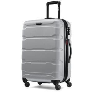 Samsonite Omni Hardside Nested Luggage Spinner Set, Silver w/ 10pc Accessory Kit