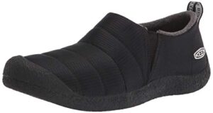 keen men's howser 2 casual comfortable durable slippers, triple black, 12