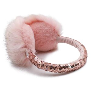 ZTL Women Winter Ear Muffs Fluffy Faux Fur Warm Earmuffs Girls Ear Warmer Soft Plush Outdoor Adjustable Ear Covers