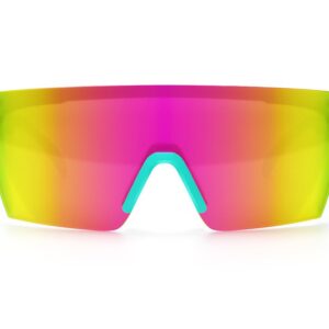 Heat Wave Visual Lazer Face Aqua Splash Custom Sunglasses