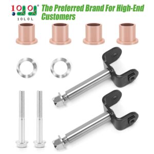 10L0L Complete Front End King Pin Kit for Club Car Precedent 2003.5-up Gas/Electric Golf Cart, OEM# 102287201 103638601 103638801