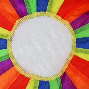 Sonyabecca Play Parachute for Kids Tent Cooperative Team Building Birthday Games (20ft)