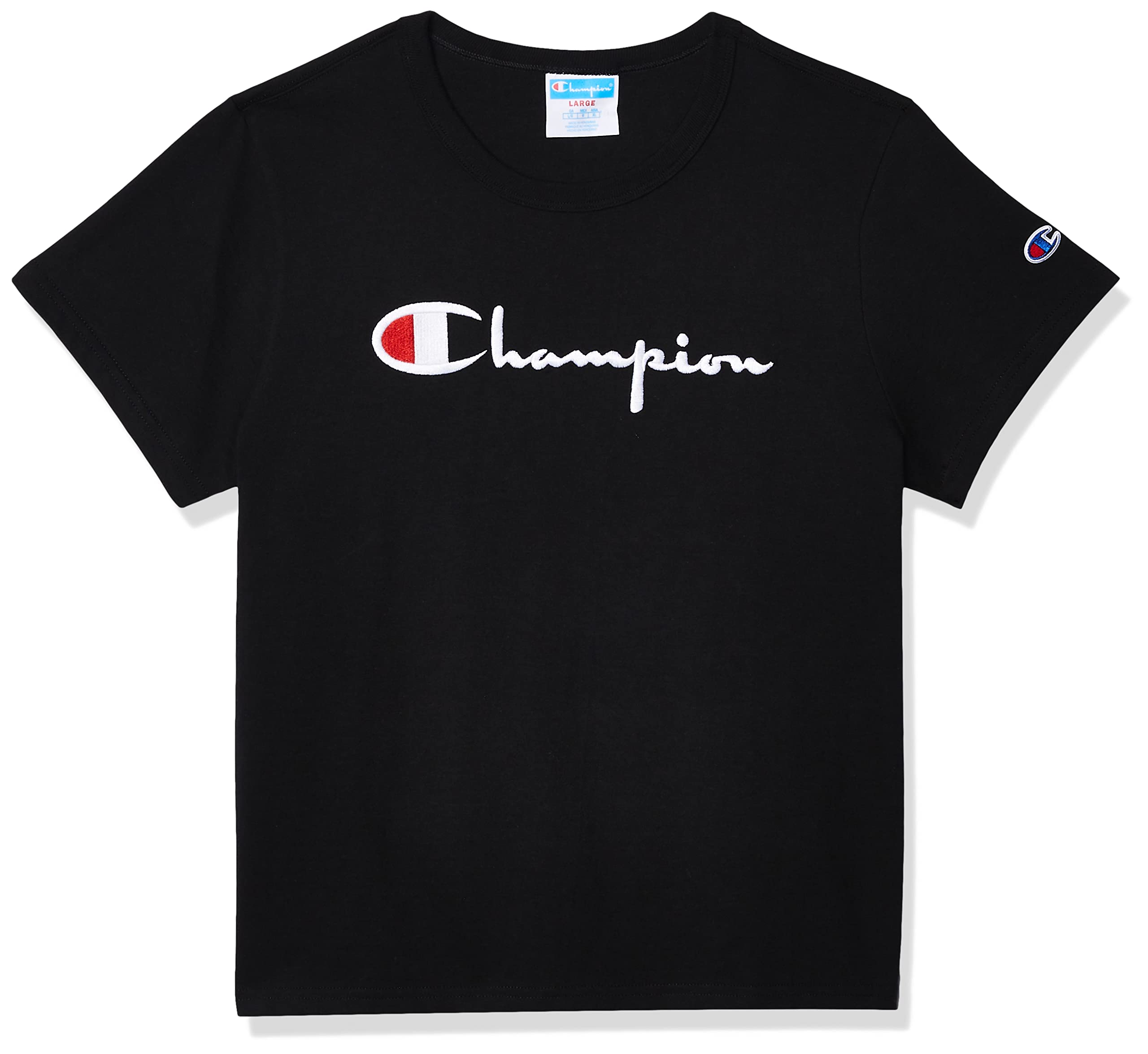 Champion Boys Short Sleeve Logo Tee Shirt