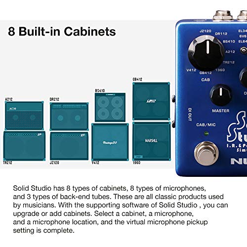 NUX Solid Studio IR Loader and Power Amp Simulator Pedal