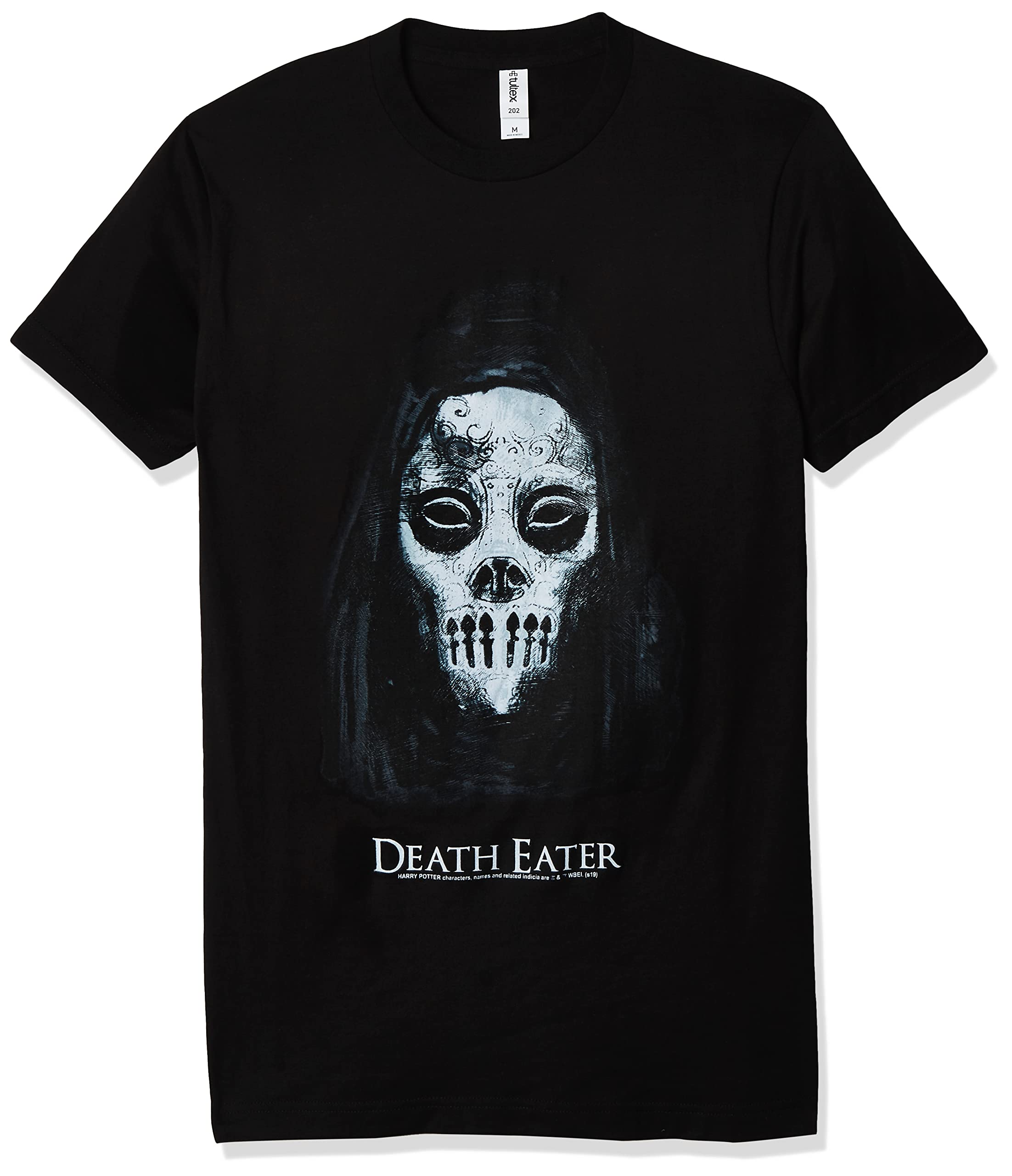 Harry Potter Men's Death Eater Short Sleeve Tee Shirt, Black, Large