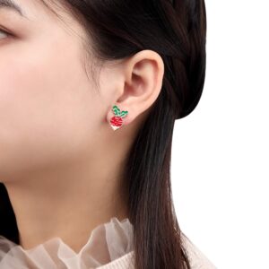 Fashion Cute Vegetable Fruits Pretty Radish Earrings for Women Summer Statement Jewelry - Perfect for Beach Holidays and Parties