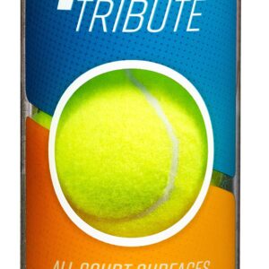 Penn Tribute - All Courts Felt Pressurized Tennis Ball, 1 Can, 3 Balls