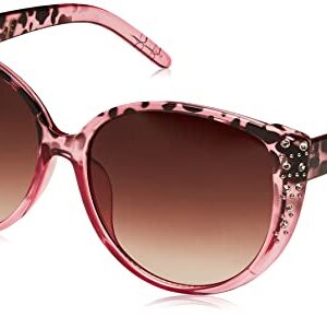 Jessica Simpson Women's J5837 Glitzy Retro Cat Eye Sunglasses with UV400 Protection - Glamorous Sunglasses for Women, 59mm