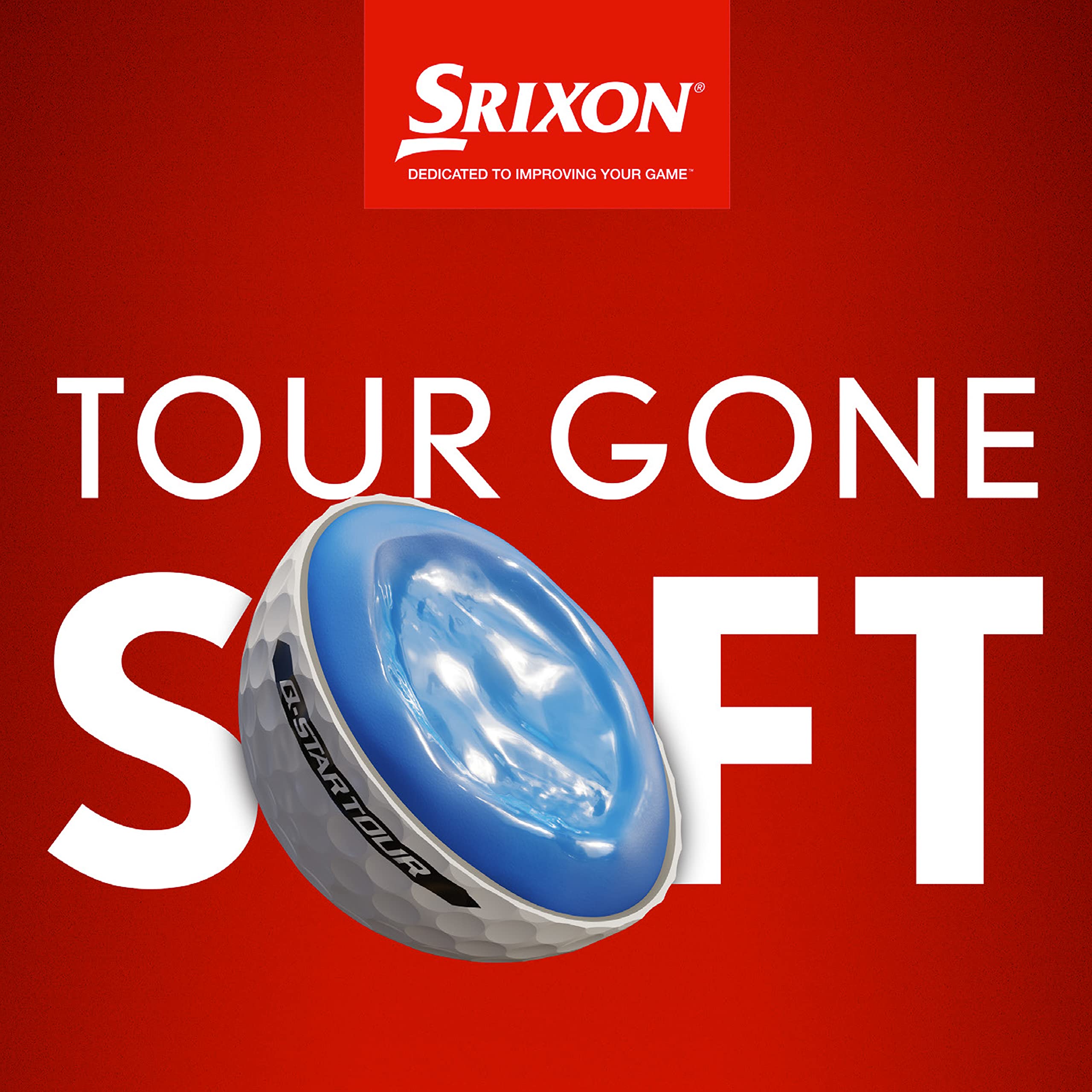 Srixon Q-Star Tour 3 Golf Balls, Yellow (One Dozen)