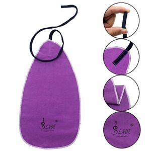 VBESTLIFE Sax Instrument Cleaner, Saxophone Pull Through Swab Instrument Cleaner Cloth for Flute Oboe Clarinet Saxophone