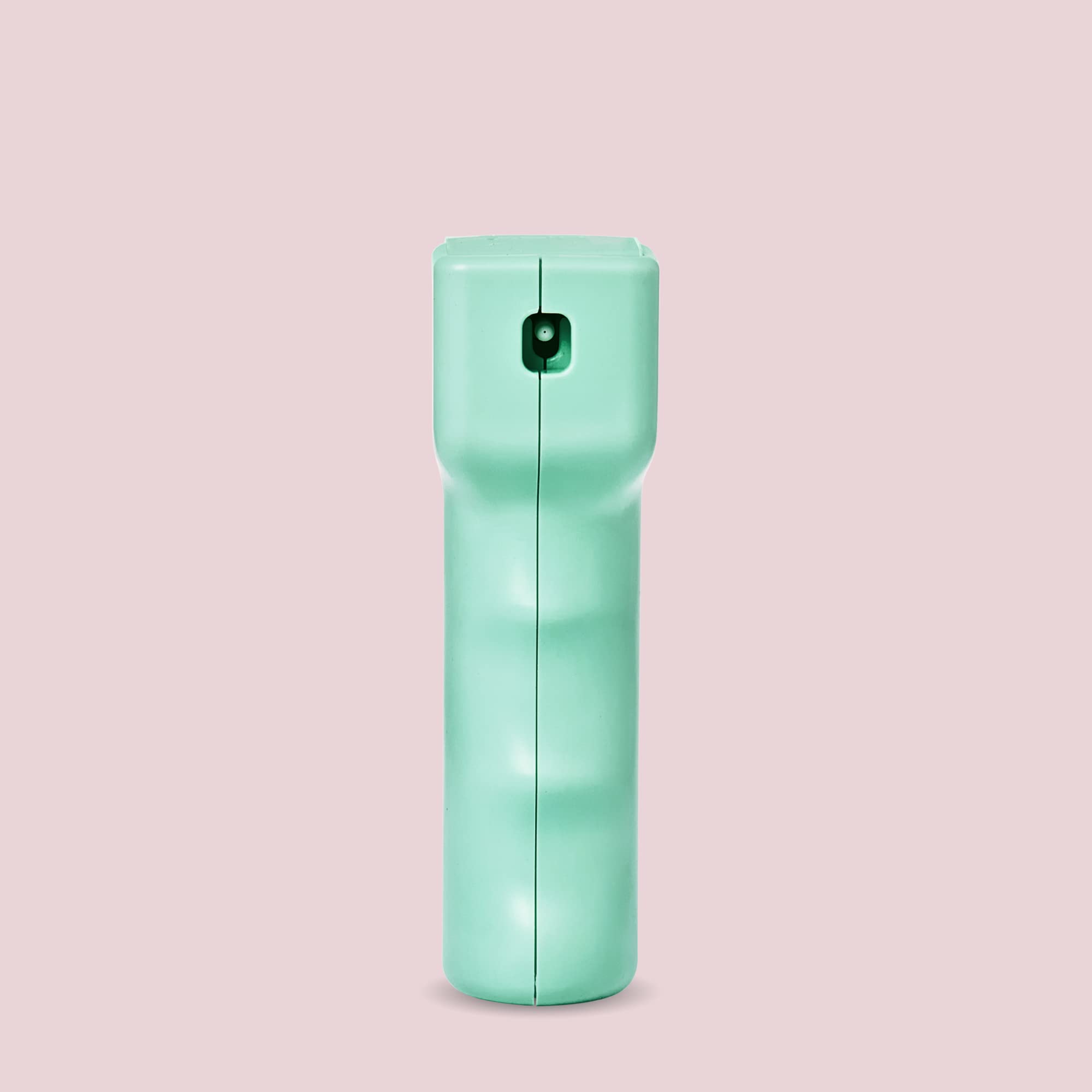 Plegium Standard Pepper Spray (Mint Green) – Maximum Strength, 10 ft Range, 4-yr Battery (no Charging Needed)