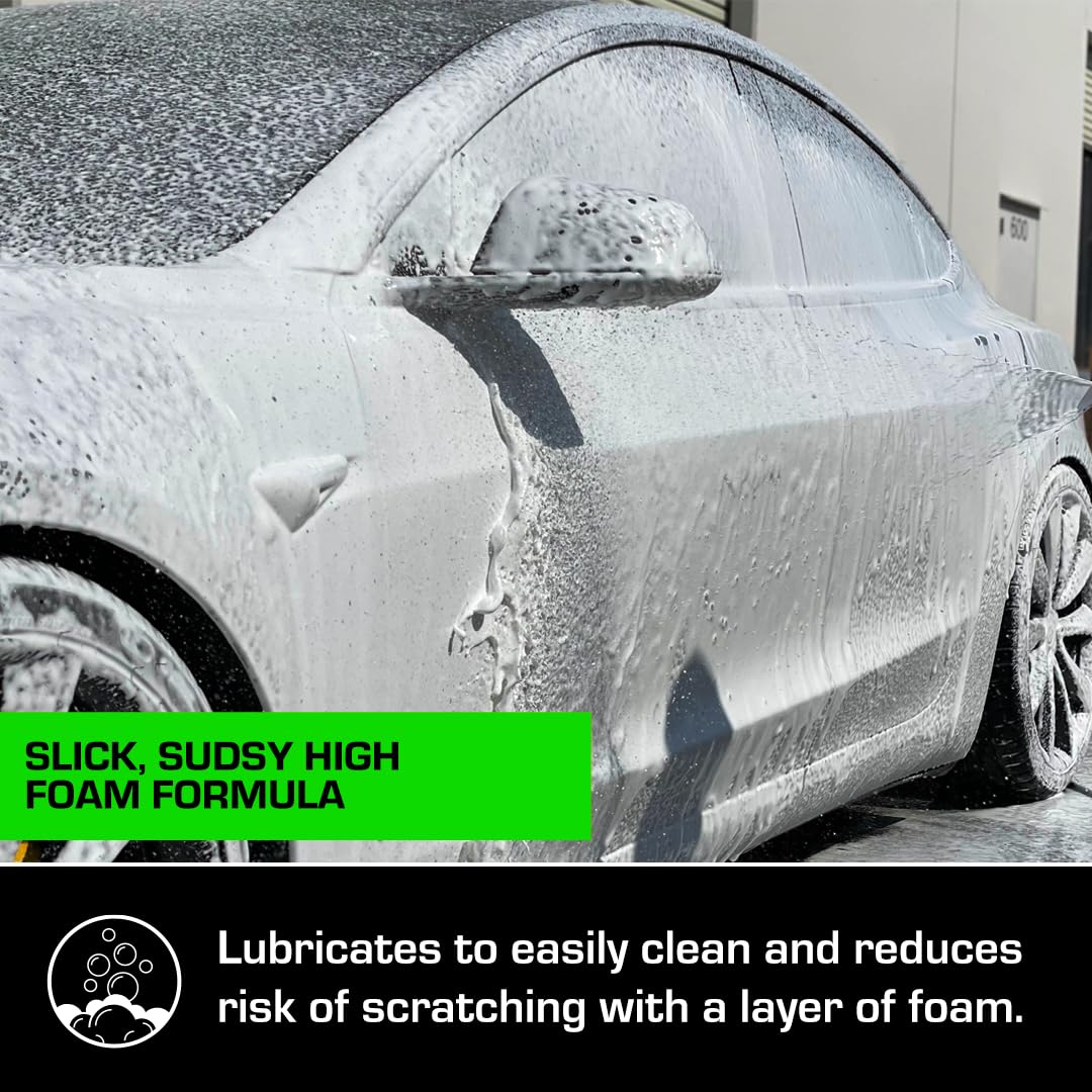 Ceramic Car Shampoo - Car Wash For Ceramic Coatings - Adds Hydrophobic Protection | Enhances Ceramic Coatings, Waxes Or Sealants | Incredible Shine