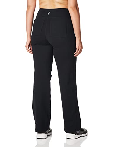 Skechers Women's Go Walk Pant Straight Leg, Bold Black, Medium