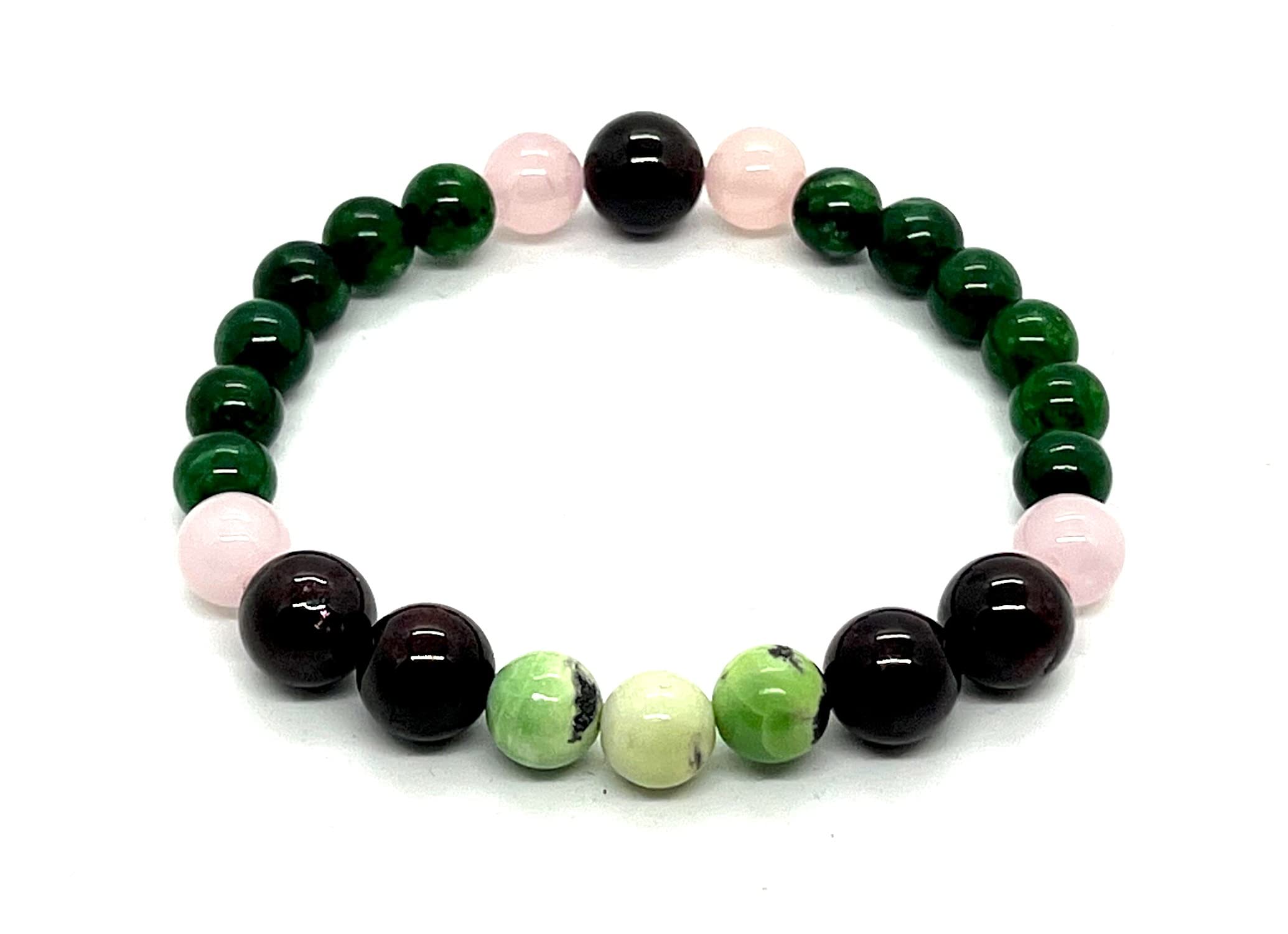 Crystals of Love Attraction Bracelet - Taurus Birthstone - Heart Chakra Association