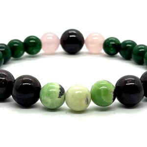 Crystals of Love Attraction Bracelet - Taurus Birthstone - Heart Chakra Association