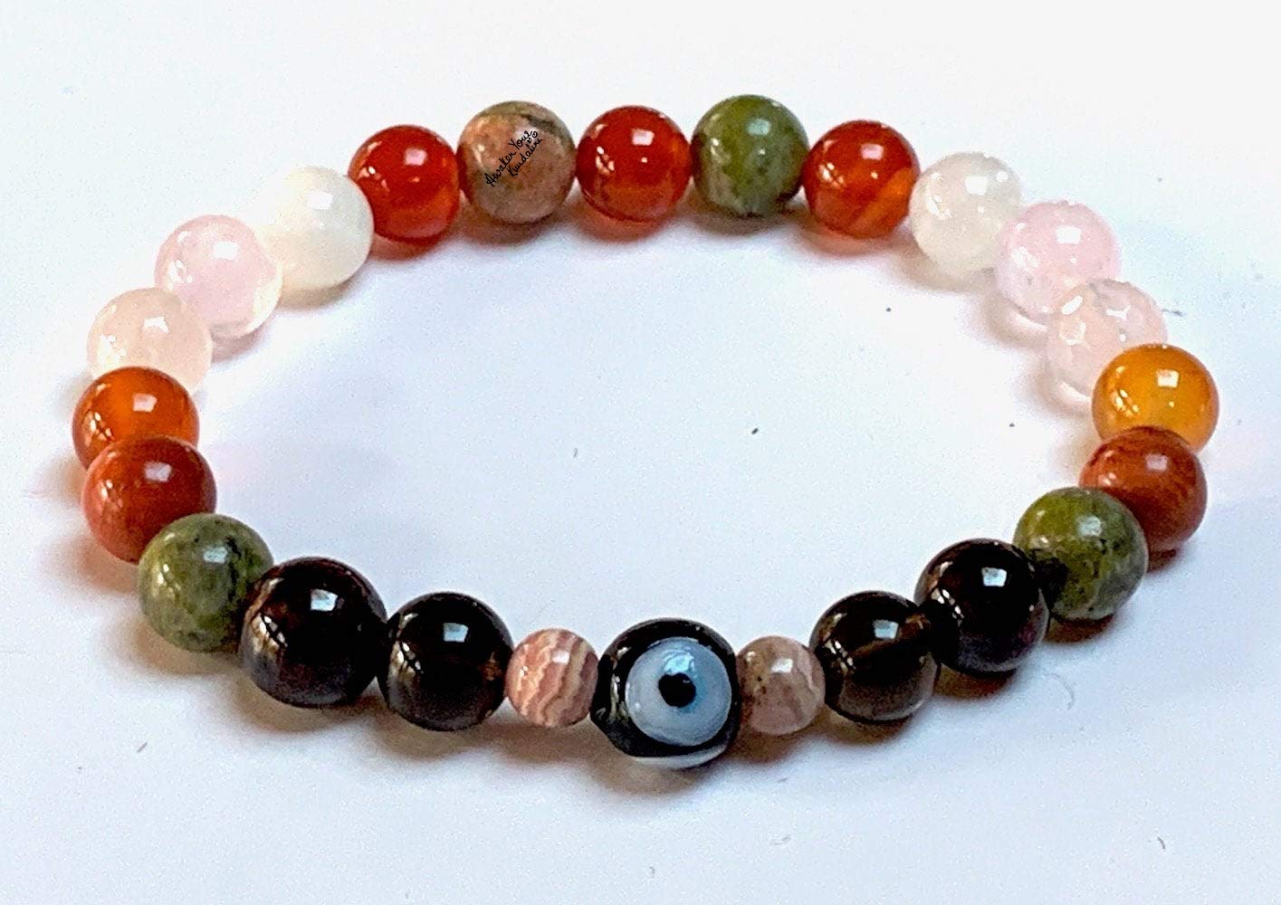 Fertility Support Stretch Bracelet, Pregnancy Bracelet - Crystals for Well-Being & Balance