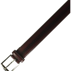 Stacy Adams Men's Dress Leather Belt, Burgundy, 40