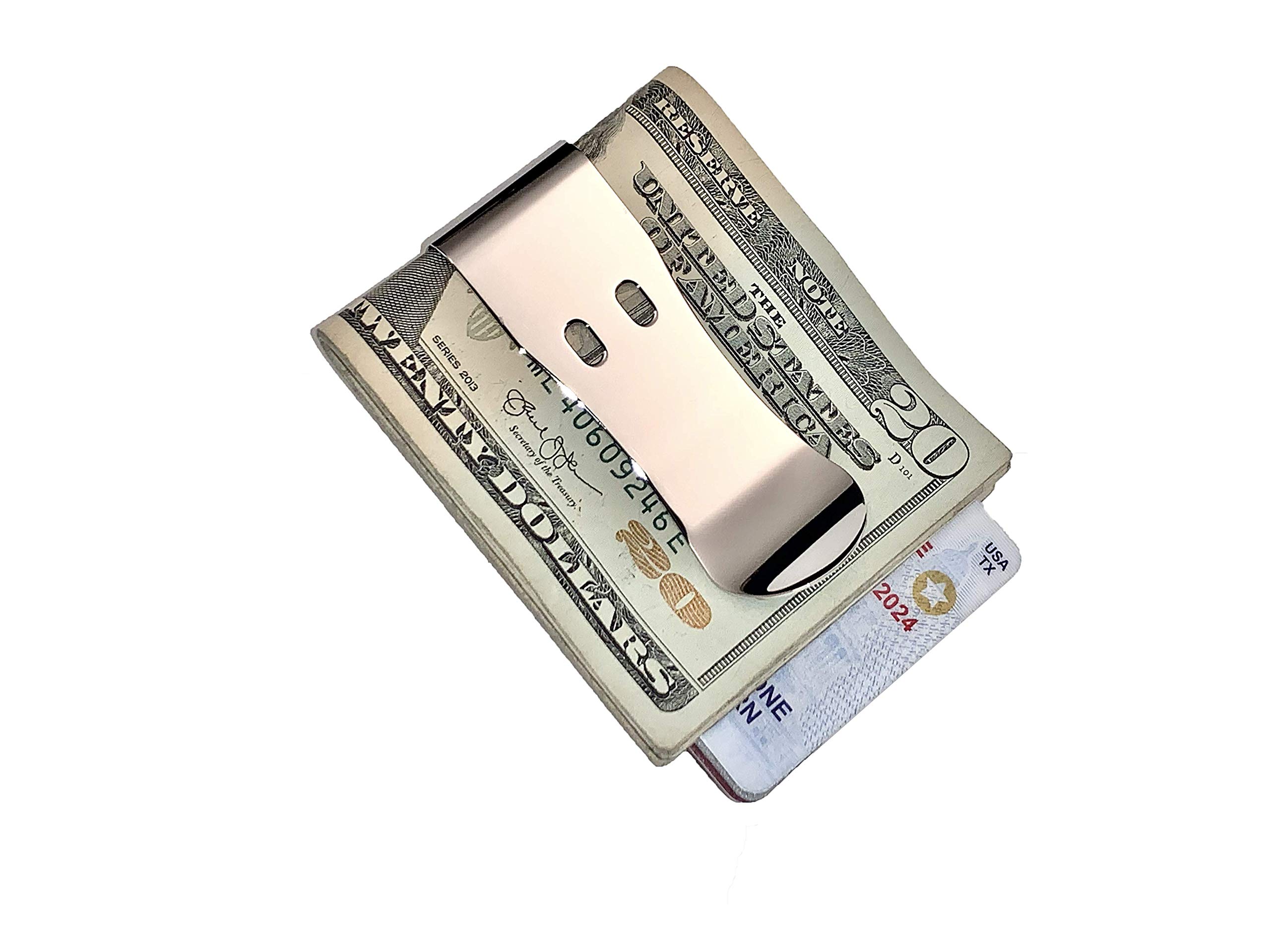 Duck Bill Money Clip. Patented Stainless Steel and Guaranteed For Life Quad Bend Bite Design