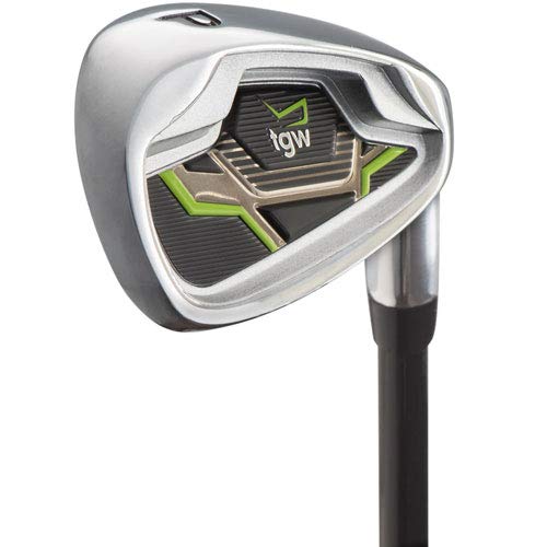 TGW Junior Packaged Golf Sets Ages 5-8 Drvr/Hyb/2Irns/Putter/Bag Graphite Green/Grey Right