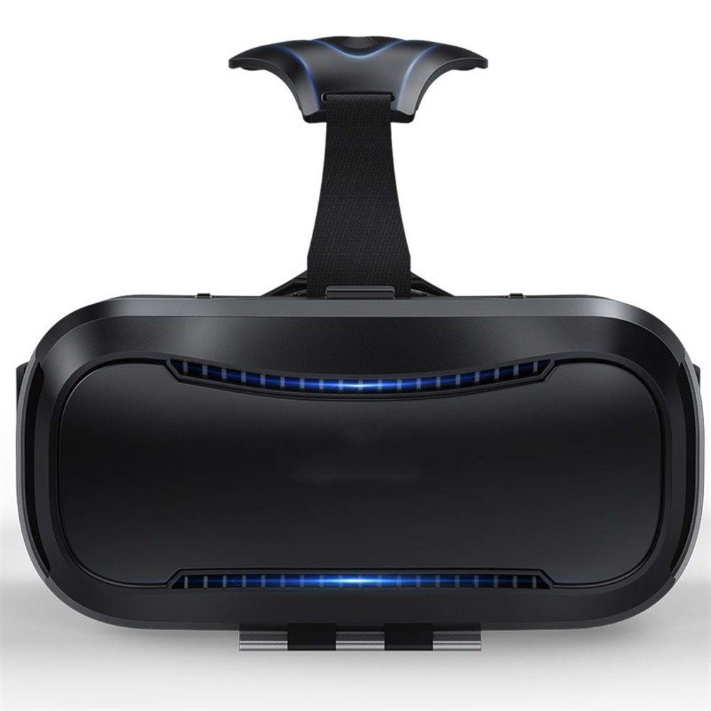 VRSHINECON VR Glasses - 3D Virtual Glasses and Smart Phones Compatible 4.5 to 6.0 inch Screen VR Glasses (Color : Black)