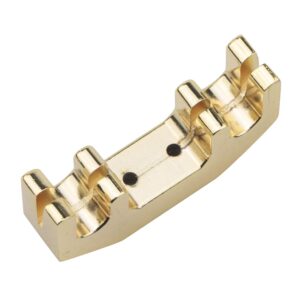 Unxuey Metal Violin Mute Practice Violin Silencer Golden Fiddle Silent Silencer Parts for 1/2, 3/4, 4/4 Violin