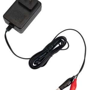 Battery Charger, 12V 1A Portable Lead Acid Battery Smart Charger With Alligator Clips