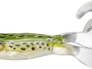 Live Target FSF90T500 ICT Freestyle Frog, 3 1/2", Green/Yellow, Multi, One Size