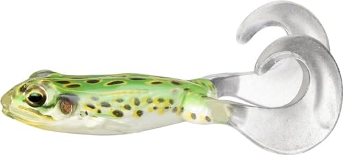 Live Target FSF90T500 ICT Freestyle Frog, 3 1/2", Green/Yellow, Multi, One Size