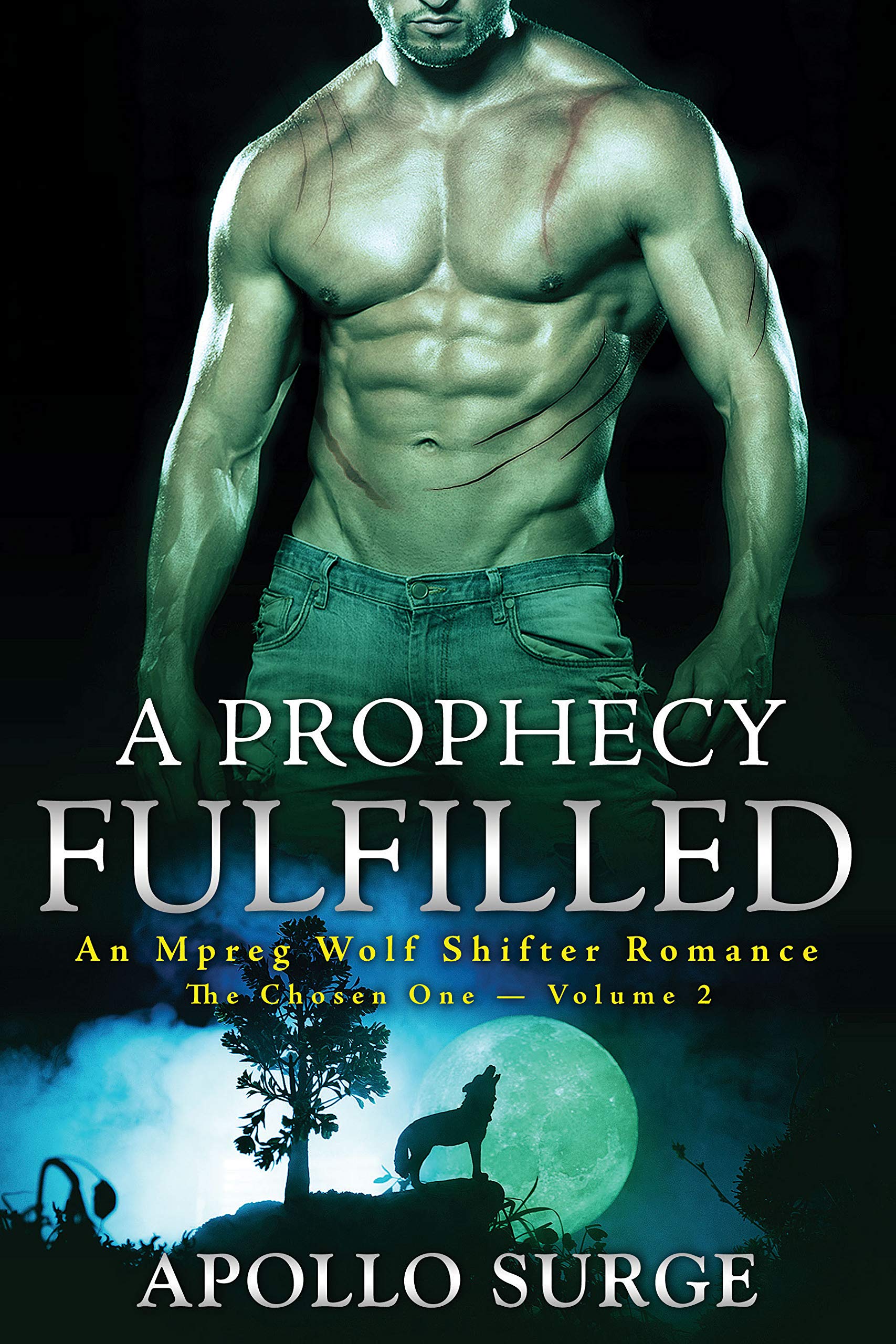 A Prophecy Fulfilled: An Mpreg Wolf Shifter Romance (The Chosen One Book 2)