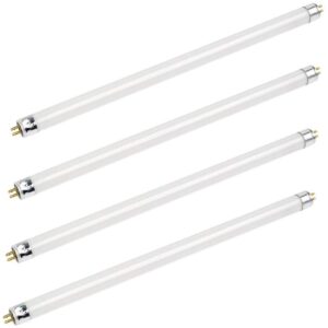 bluex bulbs - 4 pack f14t5/841 14w 22 inch t5 fluorescent tube light bulb 4100k cool white mini bi-pin (g5) base straight tube light bulb